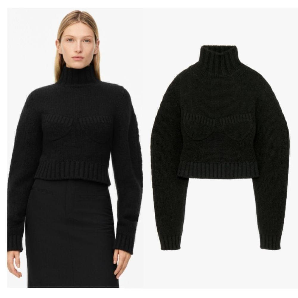 Zara | Limited Edition Cashmere Bustier Sweater